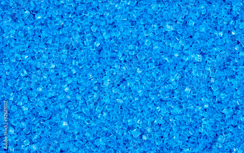 Zuckerdekor- blaue Kristalle