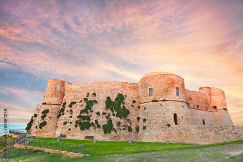 Aragonese Castle in Ortona, Abruzzo, Italy