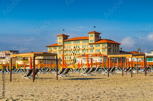 View of Versilia coast - Viareggio 