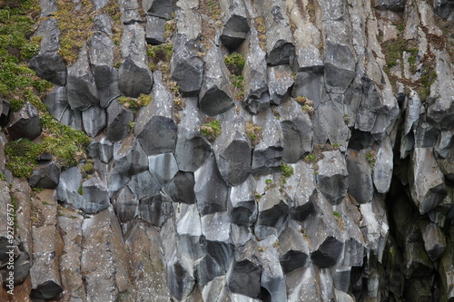 Arctic rocks background - basalt or touchstone formations 