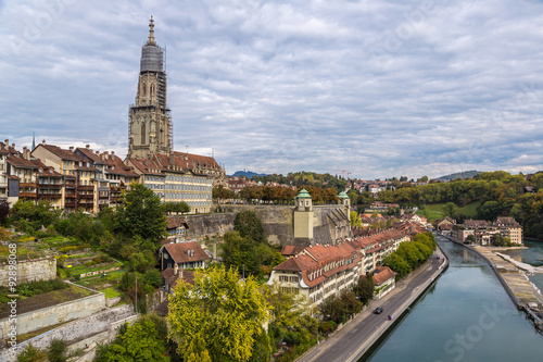 Bern and Berner Munster cathedral