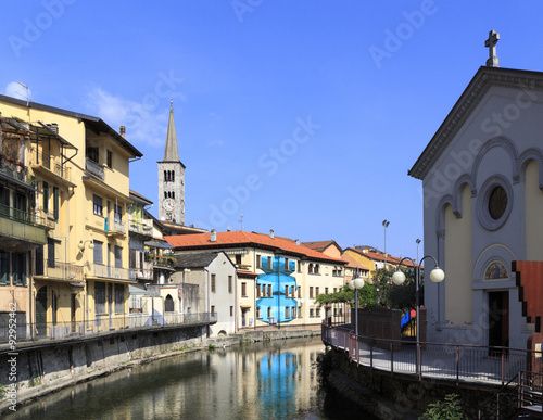 Farbfassade in Omegna