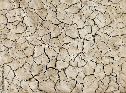 A close up of cracked mud 