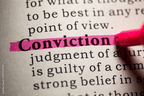 conviction