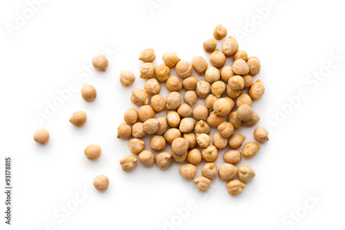 uncooked chickpeas