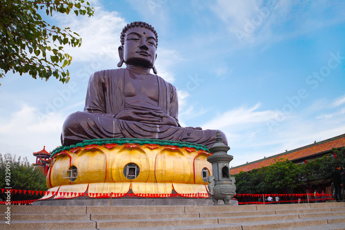 the big Buddhist statue in changhua, taiwan
