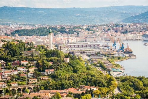 Panorama of Trieste, Italy