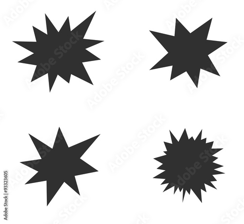 starburst splash star icon