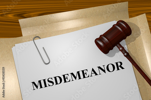 Misdemeanor concept