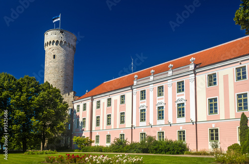 View of Toompea Castle in Tallinn - Estonia
