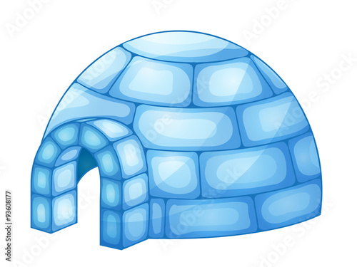 illustration of a igloo