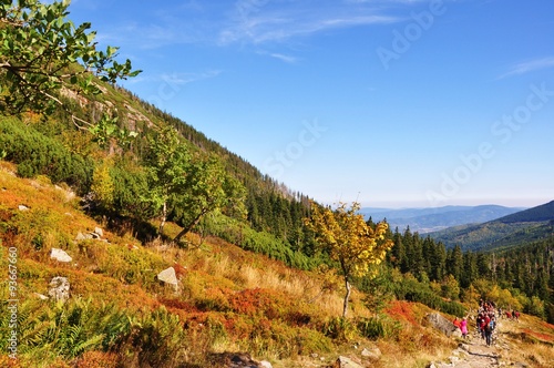 Jesień w górach, Karkonosze w Polsce