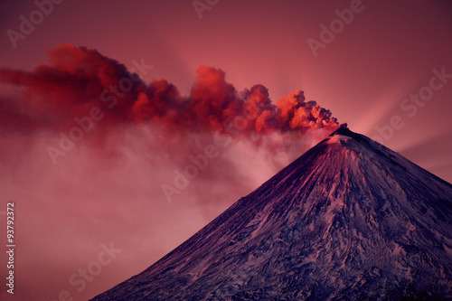 Active vulcano