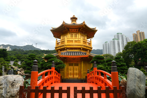 Golden Pavilion of Absolute Perfection in Nan Lian Garden