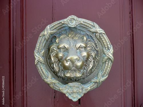 lion doorknocker 