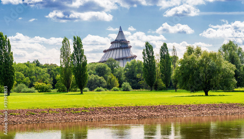 Jahrtausendturm im Elbauenpark Magdeburg