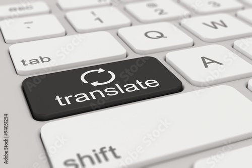 Tastatur - translate - schwarz