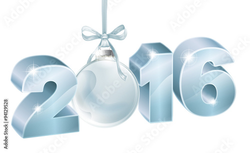 New year 2016 decoration