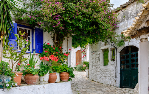 The Garden Village, Afionas, Corfu, Greece.