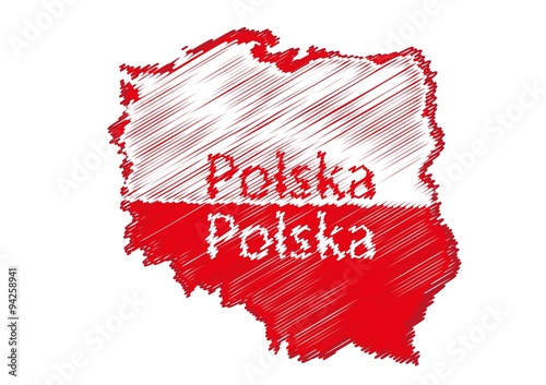 Polska,Husaria, mapa