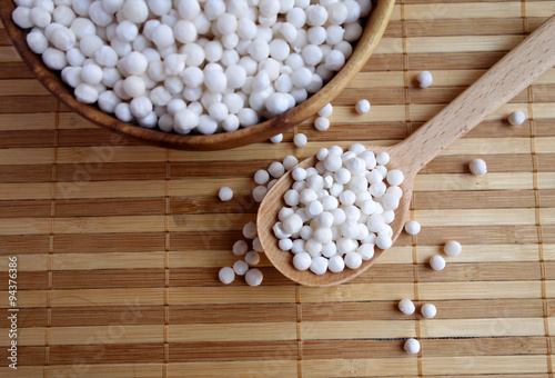 White sago pearls