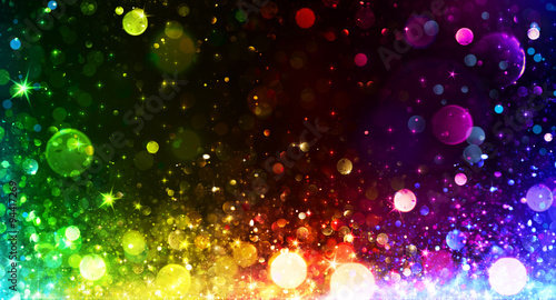 Rainbow of Lights - Party Background 