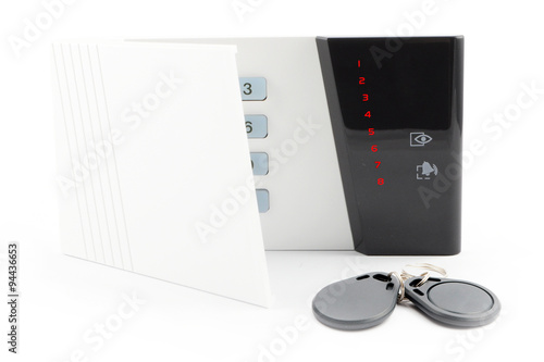 Keyboard alarm system - access control