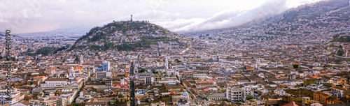 Experience breathtaking views of the southern cityscape with the iconic Virgin of Quito statue majestically perched atop Panecillo hill.