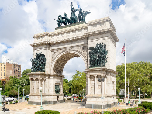 Triumphal Arch at the Grand Army Plaza in Brooklyn, New York