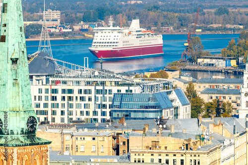 Riga. View of the River Daugava.