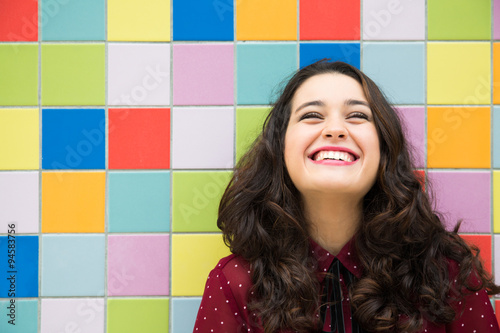 Joyful and optimistic girl