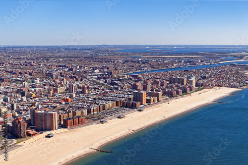 Aerial view of Long Island in New York