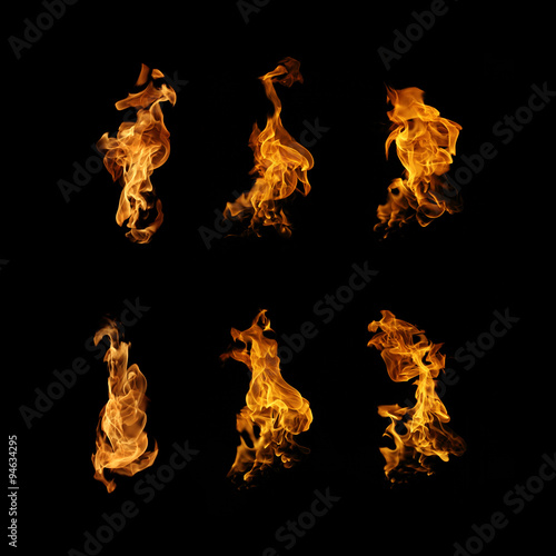 Burning fire collection