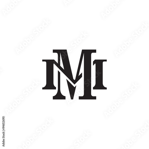 Letter M and M monogram logo