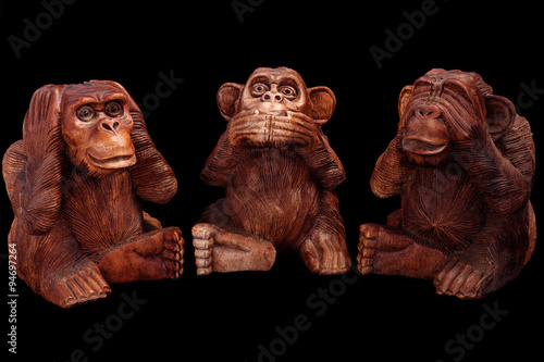 three wise monkeys