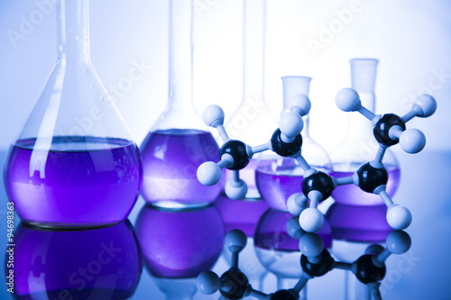 Laboratory glass, Chemistry science concept 