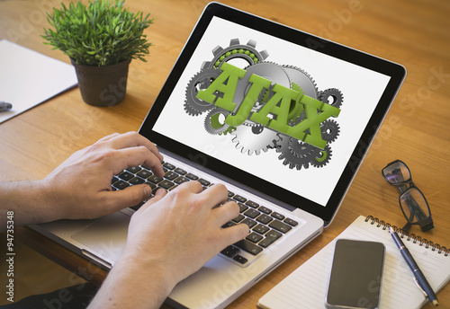 computer desktop ajax
