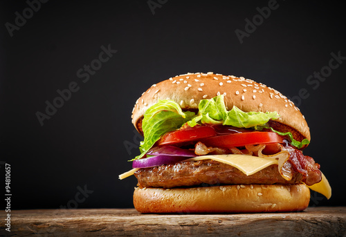 fresh tasty burger