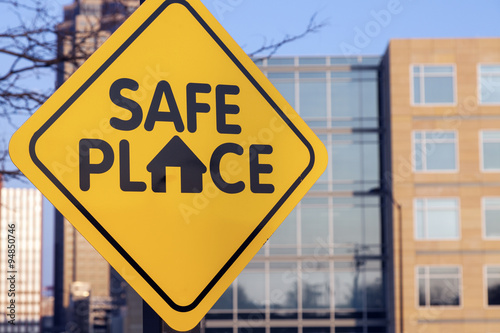 Safe place sign