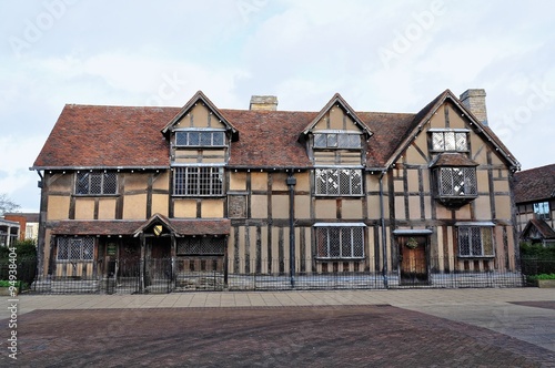 The Birthplace of William Shakespeare on Henley Street in Stratford upon Avon, Warwickshire, England, UK