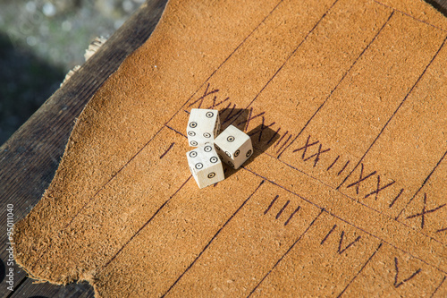 Tabula, gioco con i dadi dell'antica Roma