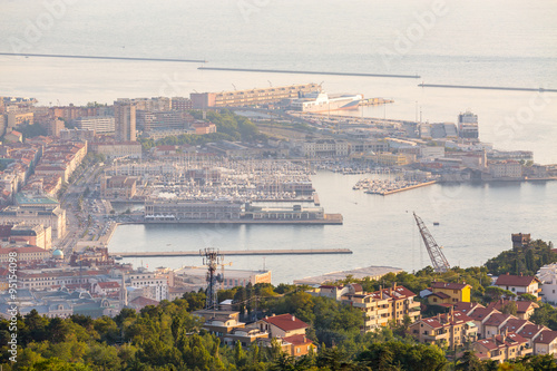 View on the bay in Trieste