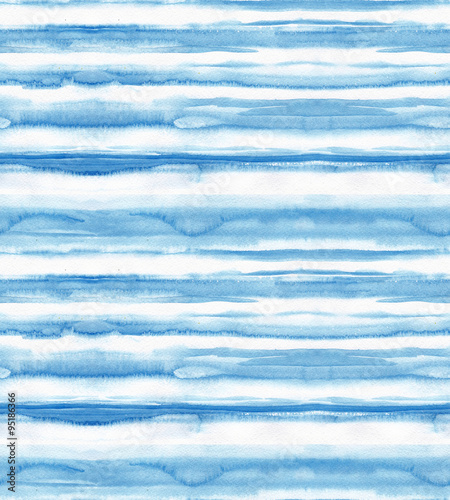 Blue watercolor bakcground.Seamless pattern.