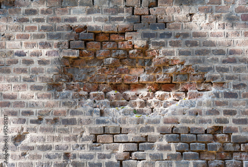 Ściana, mur z cegieł