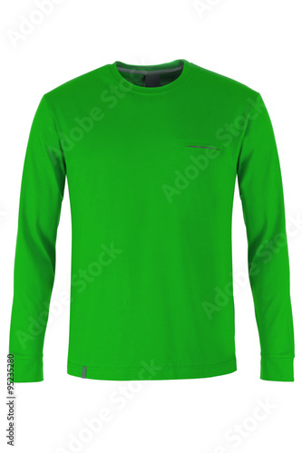 green long sleeve t-shirt