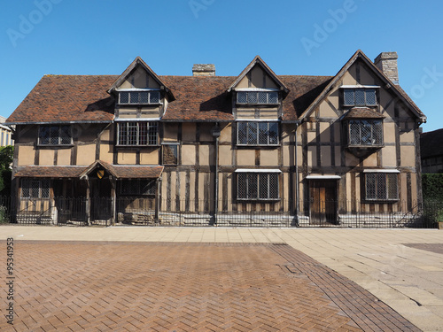 Shakespeare birthplace in Stratford upon Avon