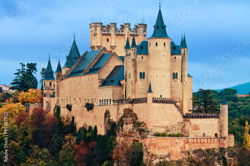 Alcazar Castle in Segovia