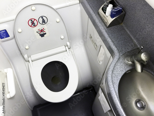 Bordtoilette Lufthansa Airbus A 380