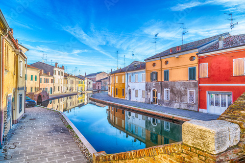 houses in Comacchio, the little Venice
