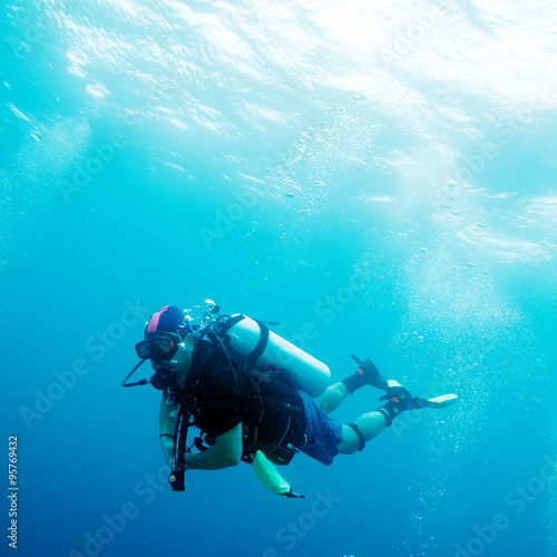 Scuba Diver in Ocean